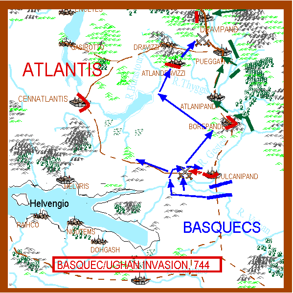 Basquec and Ughan invasions, 744